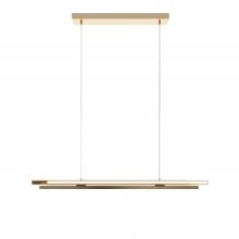 AFX Lighting, Inc. IDRP0344LAJUDSB - Indra 44'' Linear Pendant Led 40W 120-277V SB