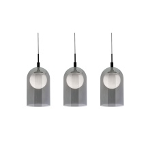 AFX Lighting, Inc. KRNP08L30D1BKLNR3 - Kiran 3 Light Linear Pendant,120V,45W,3000K,BK