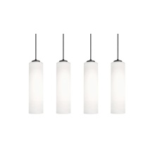 AFX Lighting, Inc. LEOP0412MBBKLNR4 - Leo 4 Light Linear Pendant,120V,60W,BK