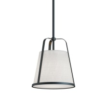 AFX Lighting, Inc. LIZP10MBBK - Lizzette 10'' Med Base Pendant,120V,BK