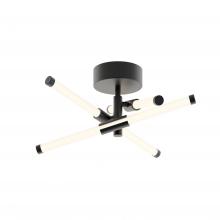 AFX Lighting, Inc. RSKF1616L30D1BK - Rusnak 16'' Flush Mount Led 25W 120V BK