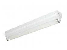 AFX Lighting, Inc. ST117R8 - Lighting by AFX ST117R8 Standard 24-Inch 1-17 T8 Light Strip, White Enamel Steel Chassis