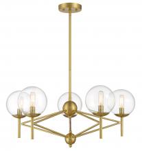 Minka-Lavery 2795-695 - Auresa - 5 Light Pendant Fixture in Metal