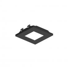 Nora NAPT-3SPHB - 3" Apollo Square Flangeless Pinhole Trim, Black Finish