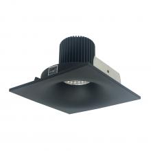 Nora NIO-4SNBCDXBB/HL - 4" Iolite LED Square Bullnose, 1500lm/2000lm/2500lm (varies by housing), Comfort Dim, Black