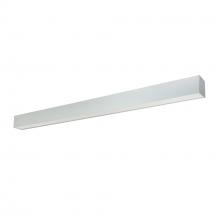 Nora NLUD-4334A/EM - 4' L-Line LED Indirect/Direct Linear, 6152lm / Selectable CCT, Aluminum Finish, with EM