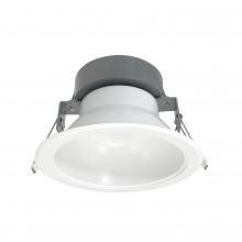 Nora NQZ2-61TWTW-MPW - 6" Quartz Round LED Can-less Downlight with Selectable Lumens & CCT, White Finish
