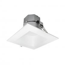 Nora NQZ2-86TWTW-MPW - 8" Quartz Square LED Can-less Downlight with Selectable Lumens & CCT, White Finish