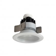 Nora NRMC3-52L127FWW - 5" Marquise III Retrofit, White Baffle/White Flange, 120V input; Triac/ELV Dimming, 1300lm /