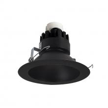 Nora NRMC3-61L127FBB - 6" Marquise III Retrofit, Black Reflector/Black Flange, 120V input; Triac/ELV Dimming, 1300lm /