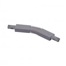 Nora NT-309S - Flexible Connector for One-Circuit Track, Silver Finish