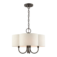 Livex Lighting 45806-92 - 4 Lt English Bronze Chandelier