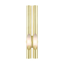 Livex Lighting 45912-12 - 2 Lt Satin Brass ADA Double Sconce