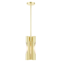 Livex Lighting 45913-12 - 3 Lt Satin Brass Pendant Chandelier