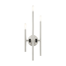Livex Lighting 49343-91 - 3 Lt Brushed Nickel ADA Triple Sconce