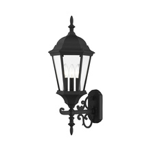 Livex Lighting 7561-14 - 3 Lt Textured Black Outdoor Wall Lantern