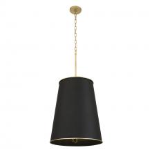 Varaluz 364F09MBFG - Coco 9 Light Foyer - Matte Black/French Gold
