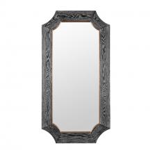 Varaluz 449MI28A - Farra 28x54 Wall Mirror - Cerused Black/Weathered Brass