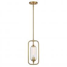 Savoy House 7-3022-1-322 - Holton 1-Light Mini-Pendant in Warm Brass