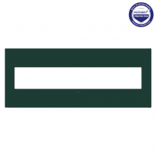 Legrand AWP6GEG - adorne Evergreen Six-Gang Screwless Wall Plate with Microban