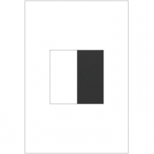 Legrand AABK1G4 - adorne Blank, Half-Size, Graphite
