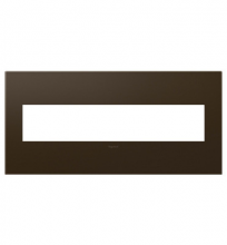Legrand AWP5GBR1 - adorne Bronze Five-Gang Screwless Wall Plate