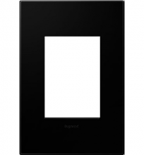 Legrand AWP1G3NK4 - adorne Black Ink One-Gang-Plus Screwless Wall Plate