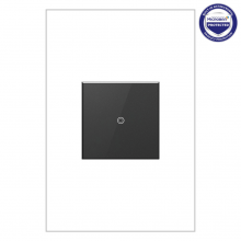 Legrand ASTH1532G2 - adorne Touch Switch, Graphite, with Microban
