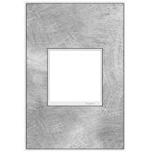 Legrand AWM1G2SP4 - adorne Spiraled Stainless One-Gang Screwless Wall Plate