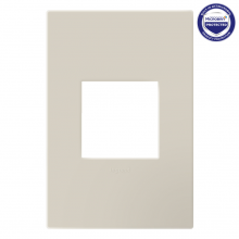 Legrand AWP1G2OM - adorne Oatmeal One-Gang-Plus Screwless Wall Plate with Microban