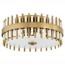 Cyan Designs 11945 - Cassio 4 Light Flush Mount Aged Brass