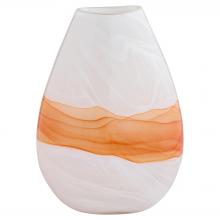 Cyan Designs 12072 - Pacaya Vase | White | Orange | Large