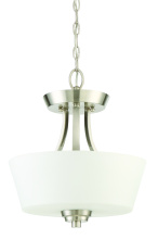 Craftmade 41952-BNK - 2 Light Convertible Semiflush