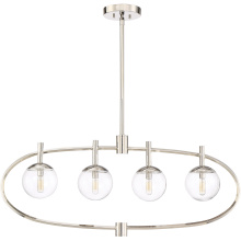 Craftmade 45574-PLN - Piltz 4 Light Island in Polished Nickel