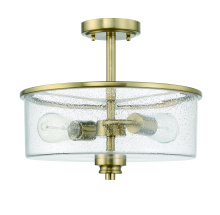 Craftmade 50552-SB - 2 Light Convertible Semiflush