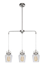 Craftmade 53593-BNK - Trystan 3 Light Pendant in Brushed Polished Nickel