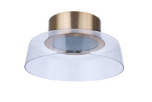 Craftmade 55182-SB-LED - Centric 13.75" LED Flushmount in Satin Brass