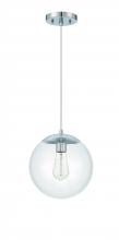Craftmade 56891-CH - 1 Light Small Pendant with Clear Glass