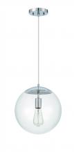 Craftmade 56892-CH - 1 Light Medium Pendant with Clear Glass