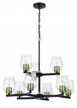 Craftmade 56929-FBSB - 9 Light Chandelier