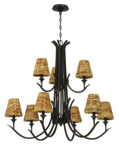 Craftmade 58329-ABZ - 9 Light Chandelier