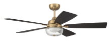 Craftmade CHS52SB5-NWF - 52" Ceiling Fan w/DC Motor, Blades, LED Light Kit, Non WiFi