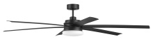 Craftmade CLZ72FB6-NWF - 72" Ceiling Fan w/DC Motor, Blades, LED Light Kit, Damp Rated, Non WiFi