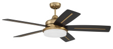 Craftmade DRW54SB5-NWF - 54" Ceiling Fan w/DC Motor, Blades, LED Light, Non WiFi Kit