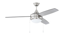 Craftmade EPHA52BNK3-BNGW - 52" Ceiling Fan w/ 3 Blades, LED Light Kit, Energy Star