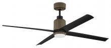 Craftmade PRS52MBZ4 - 52" Ceiling Fan Indoor Only, w/Blades LED Light Kit