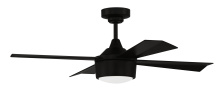 Craftmade THO42FB4 - 42" Ceiling Fan w/Blades & LED Light Kit, Damp Rated