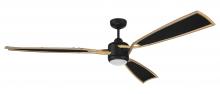 Craftmade VIA72FBSB3 - 72" Ceiling Fan w/Blades & LED Light Kit