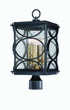 Craftmade ZA1915-MNPAB - Hamilton 4 Light Post Mount in Midnight/Patina Aged Brass