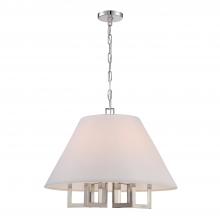 Crystorama 2256-PN - Libby Langdon Westwood 24'' Polished Nickel Chandelier